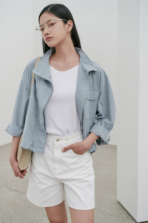 Summer casual crop outer [A/BL]