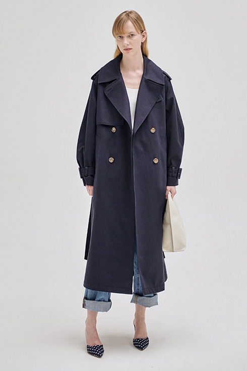 [B품] 22SN vintage max trench coat [NA]