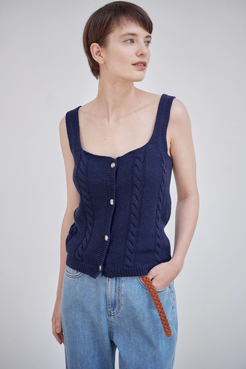 22MN summer knit vest [NA]