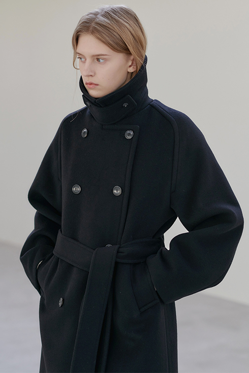 [4차 Reorder] 22WN wool trench coat [BK]