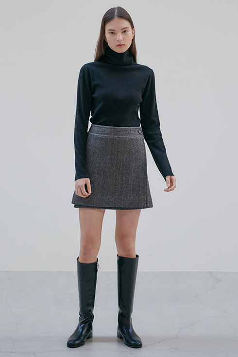 [Reorder] 22WN winter mini wrap skirt [HB]