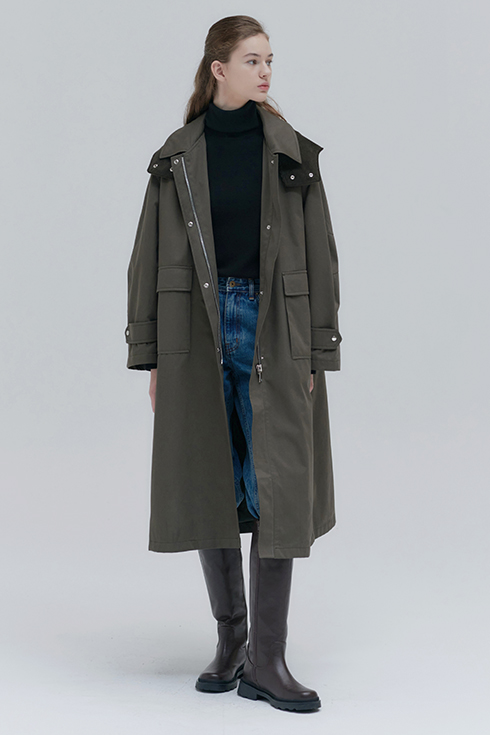 [B품] 23FN urban hoody field coat [KA]