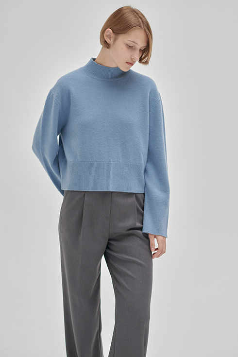 23WN half-neck basic pullover [5colors]