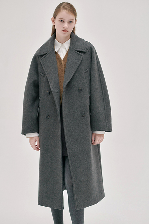 [Reorder] 23WN casual raglan coat [CHA]
