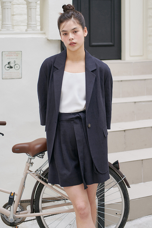 [Reorder] 24N summer linen roomy jacket [NA]