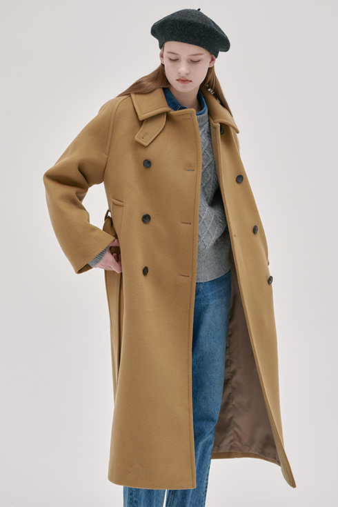 23WN wool trench coat [CA]